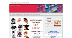 Desktop Screenshot of halifaxarts.org